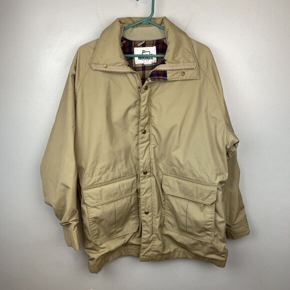 Woolrich vintage jacket men's L brown blanket lined USA made chore alpine - Picture 1 of 8